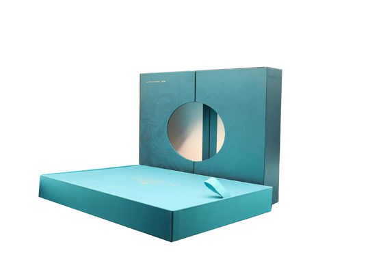 Cajas de empaquetado del regalo cosmético de PMS, caja rígida abierta FSC de la diapositiva certificada