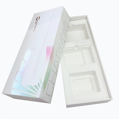Caja de empaquetado de la medicina de papel con el efecto olográfico que graba en relieve la bandeja mojada de la pulpa