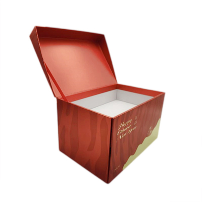 Caja de regalo de papel rígida durable, caja de regalo de papel de la cartulina 26.5x 17x15.5 cm
